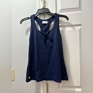 L'Oeuf Poché Navy Knot Tank Large Golf Tennis